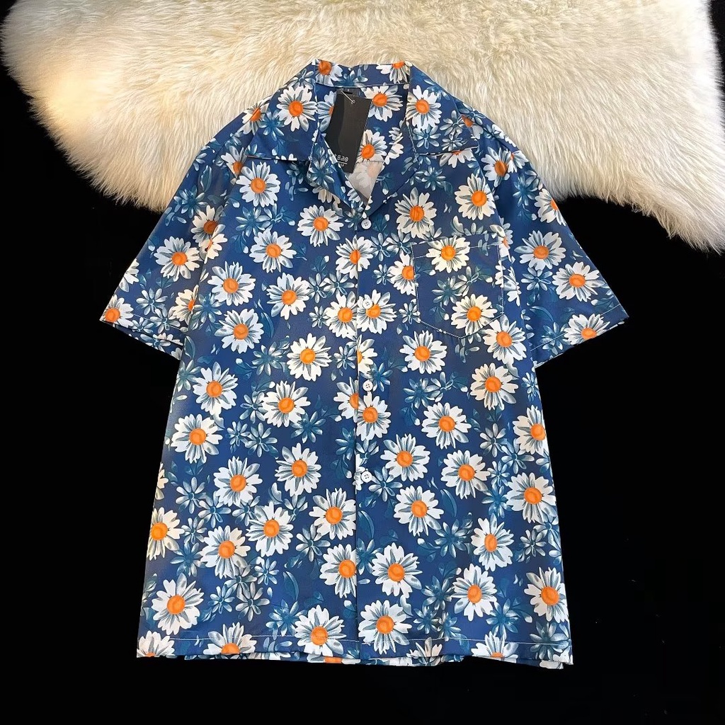 Áo Sơ Mi Tay Lửng Cổ Vuông Đơn Giản Thời Trang Mùa Hè Cho Nam