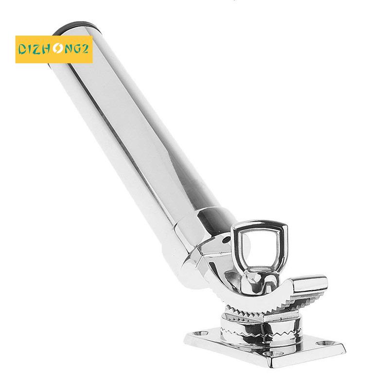 Giá Đỡ Cần Câu Cá Gắn Thuyền Màu Bạc Có Thể Điều Chỉnh Tiện Dụng