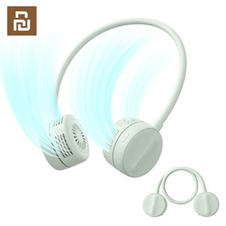 Xiaomi YouPin Quạt đeo cổ JISULIFE sạc USB xoay 360 độ với 4 tốc độ thiết kế không cánh hoạt động rảnh tay tiện dụng