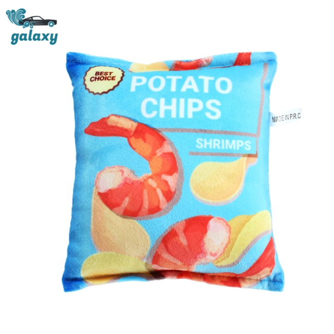 Galaxy Đồ Chơi Nhồi Bông Hình Khoai Tây Chiên Chống Cắn Cho Thú Cưng