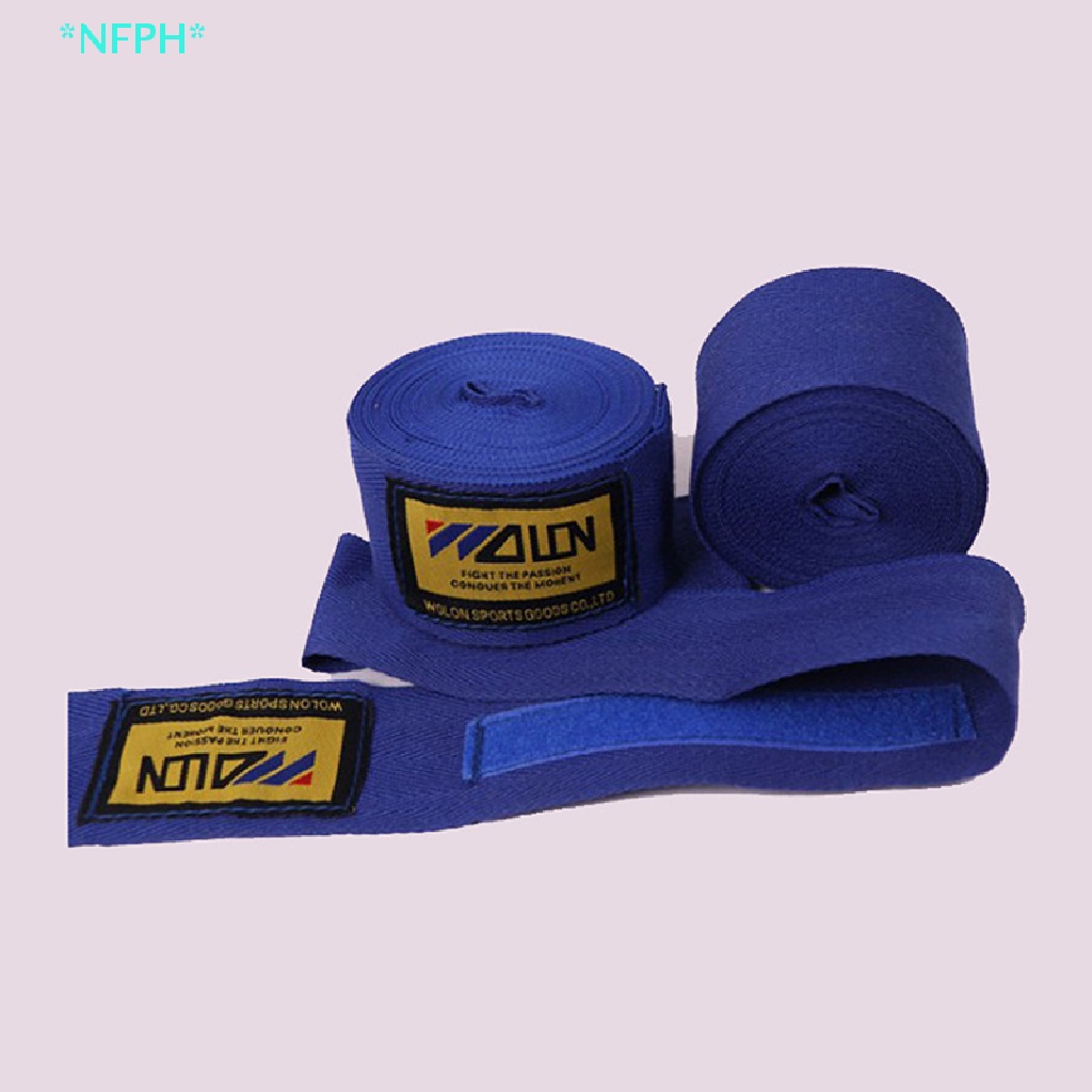 1 Cặp Đai Quấn Cổ Tay Bằng Cotton Hỗ Trợ Tập Taekwondo Muay Thai / MMA Mới
