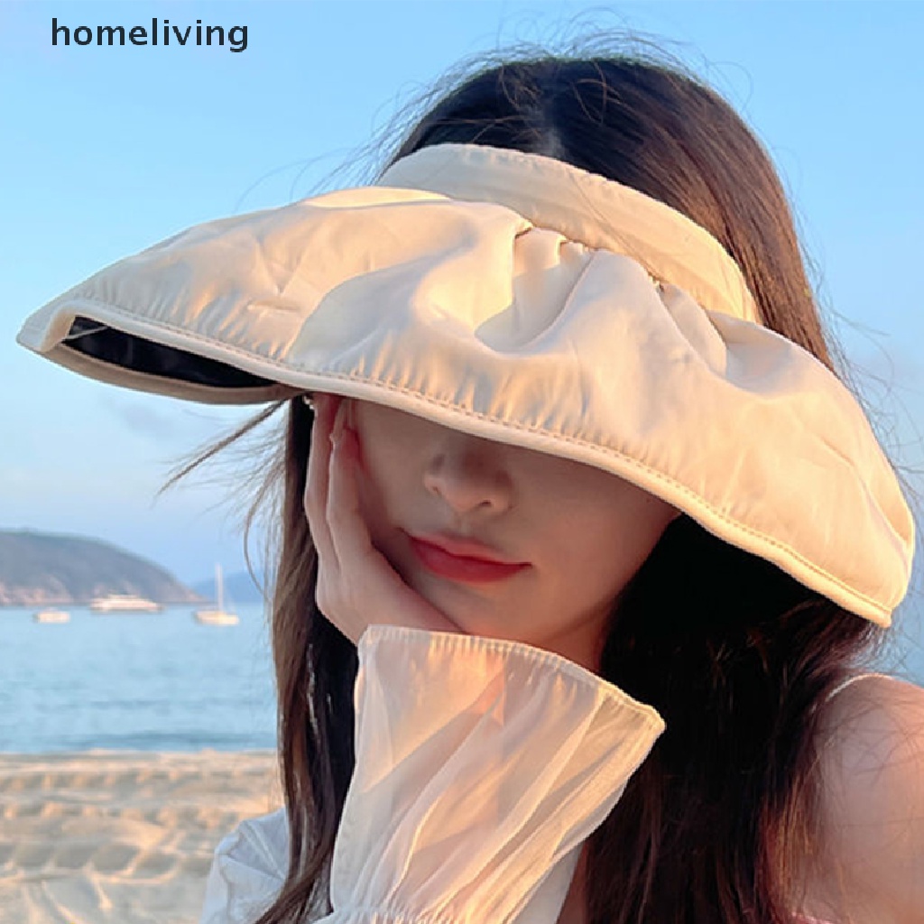 Mũ Chống Nắng Rộng Vành Có Thể Gập Lại Bảo Vệ Khỏi Tia UV Khi Đi Biển Mùa Hè Cho Nữ