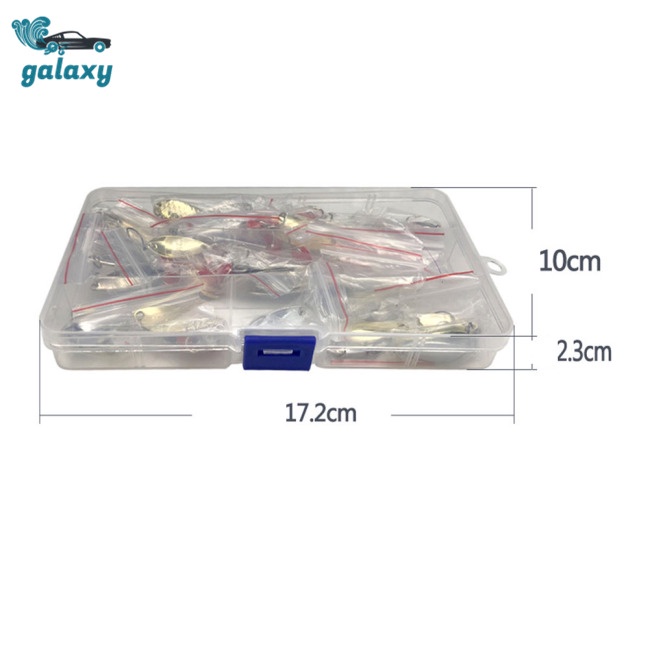 Galaxy Set 10 / 25 / 35 Mồi Giả Nhử Cá Bằng Kim Loại Chất Lượng Cao