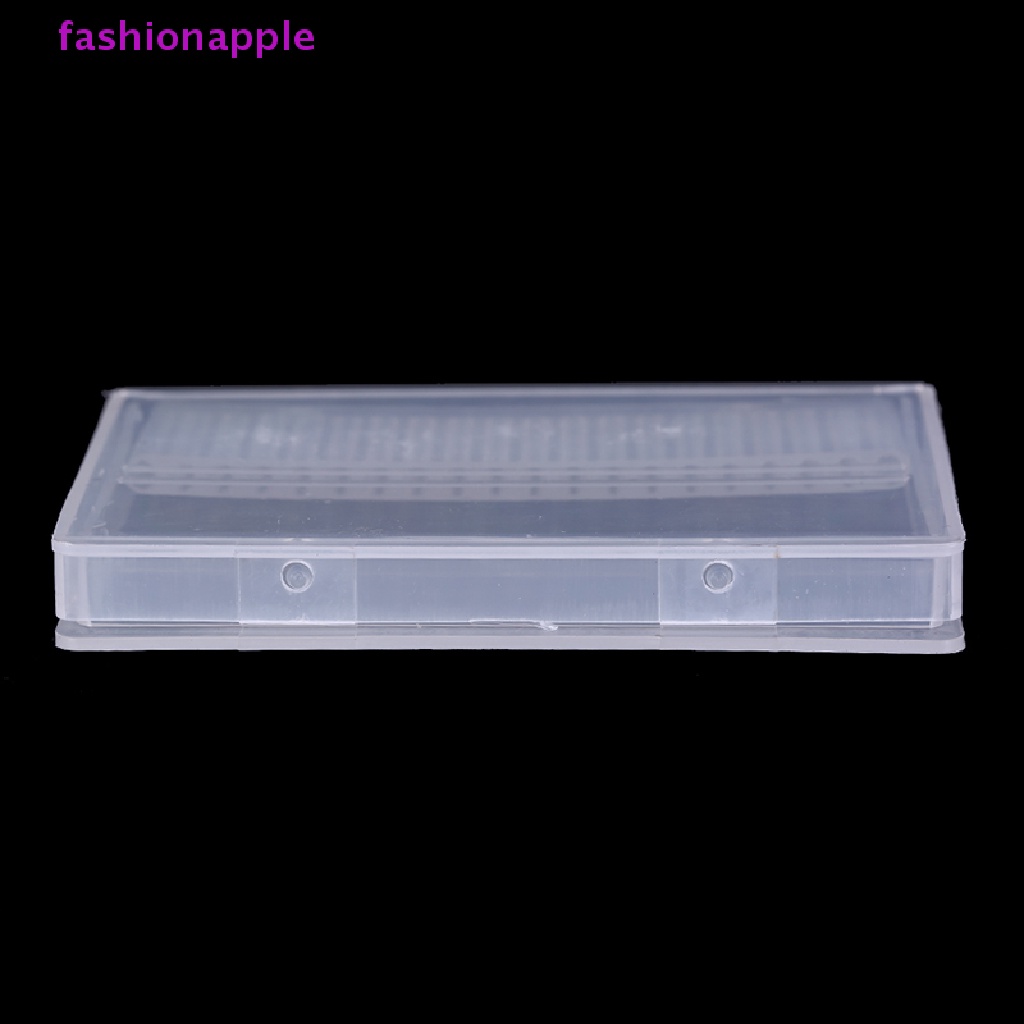 Hộp Đựng Mũi Khoan Móng Tay 20 Lỗ Bằng Nhựa Kích Thước 3 / 32 "bits