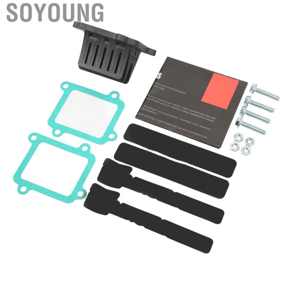 Soyoung Reed Valve System  More Horsepower Screw Free Maximum Airflow Better Sealing Long Lifespan V4R04 for Cars