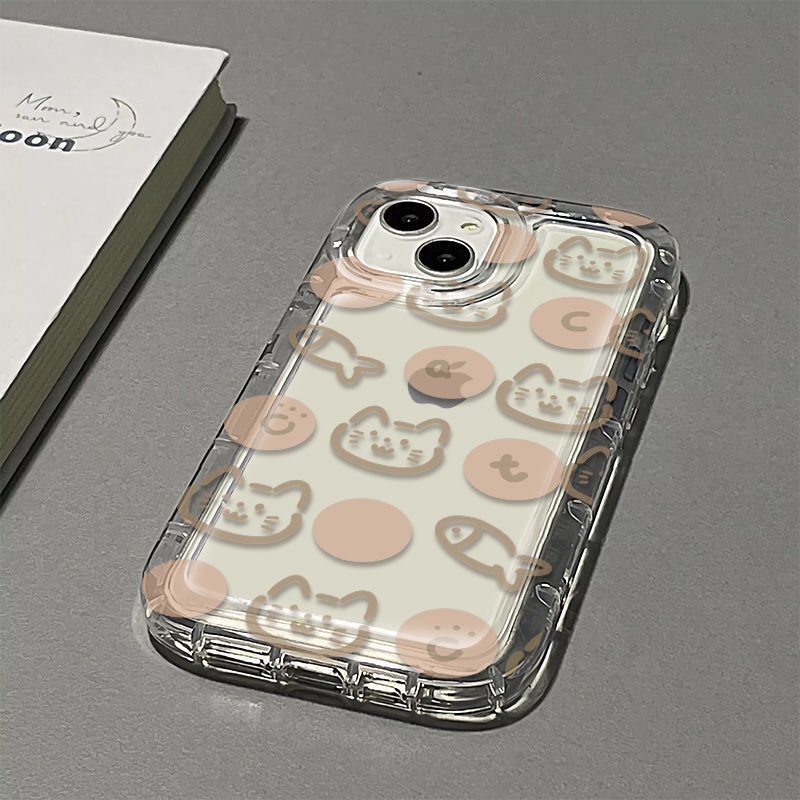 ✅Ốp Điện Thoại Túi Khí Mềm Hình Cá Nhỏ / Mèo Dễ Thương Cho Iphone XR promax12x 14iPhone1167 / 138 IWZ4