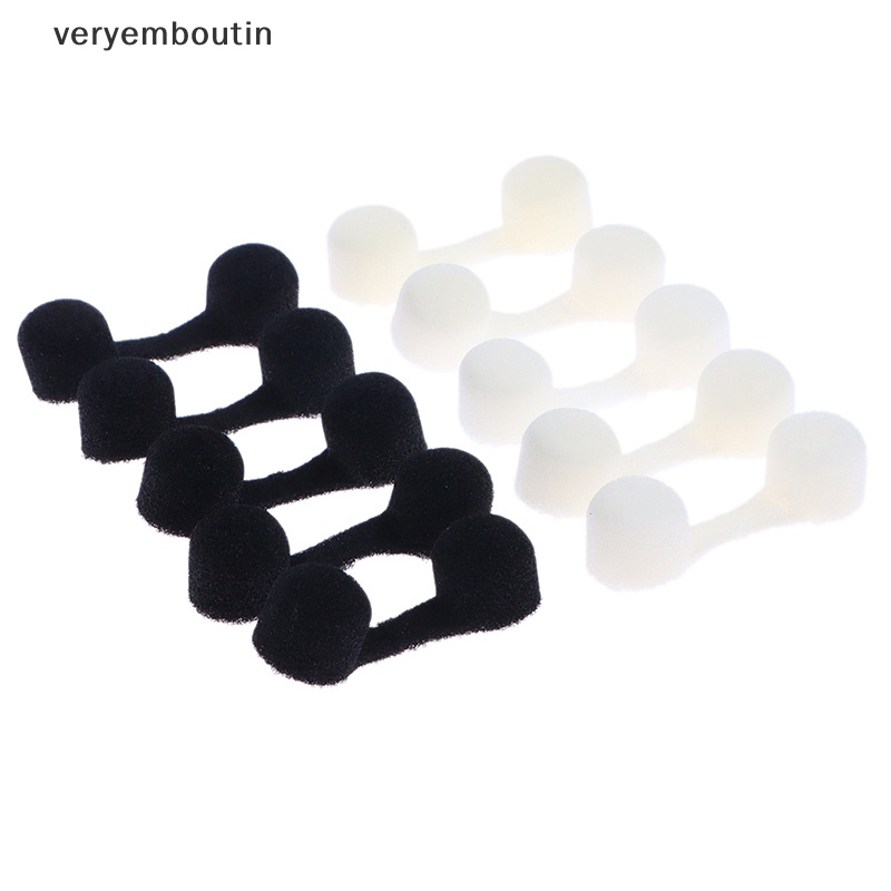 Set 10 Miếng Mút Lọc Mũi Dùng Một Lần Màu Trắng Đen