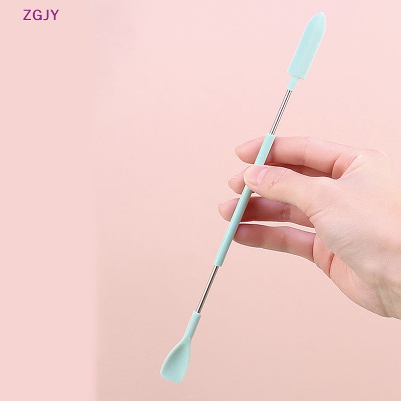 Muỗng Silicon Hai Đầu Mini Dùng Múc Mỹ Phẩm Tiện Dụng Mới