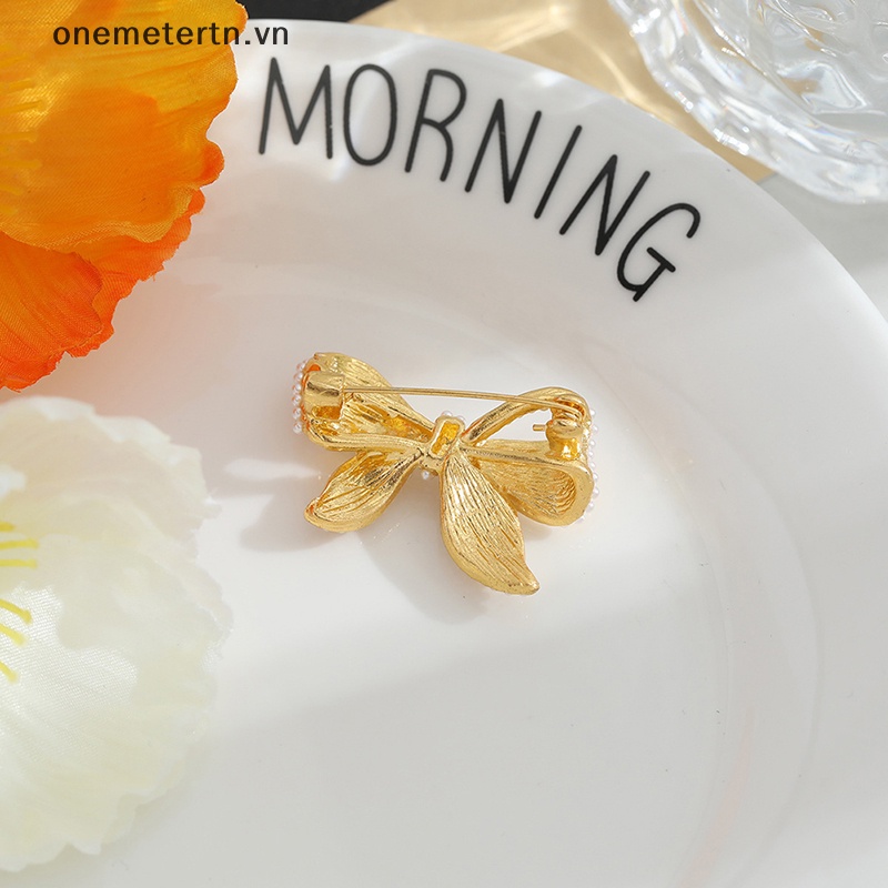 Ghim Cài Áo Hình Chiếc Lá Đính Ngọc Trai Nhân Tạo Thời Trang Dành Cho Nữ