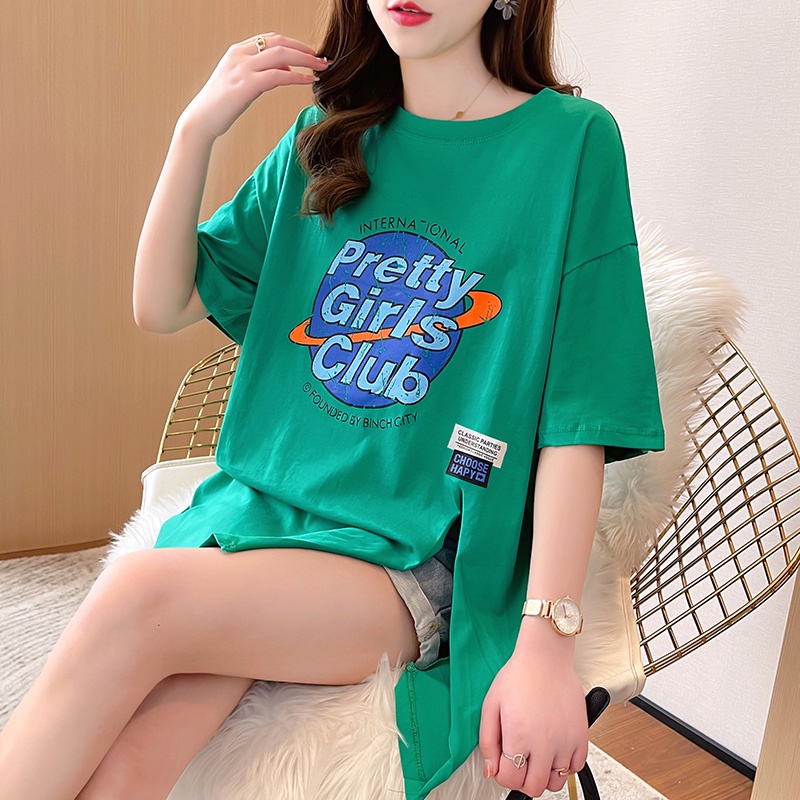 Áo thun NRVP tay ngắn 2023 in họa tiết phong cách Hàn Quốc