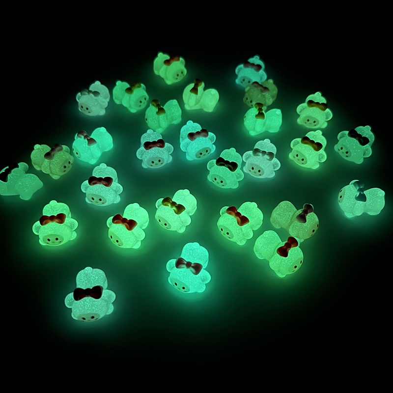 2 Vật Trang Trí Mini Phát Sáng Màu Sắc Ngẫu Nhiên