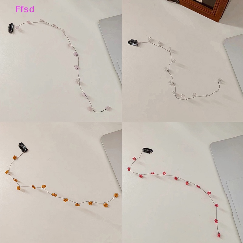 Kẹp Tóc Dạng Chuỗi Hoa Tua Rua Xinh Xắn Cho Nữ