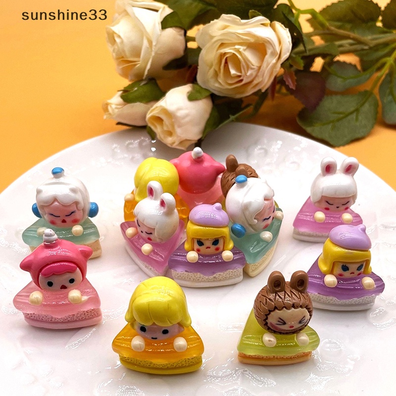 1 Đồ trang trí Bánh Ngọt Dạ Quang Thu Nhỏ Dùng Trang Trí Tiểu Cảnh