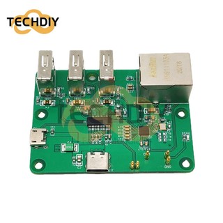 Bảng Mạch Mở Rộng HUB Mạng Cổng USB Sang Ethernet HUB Raspberry Pi Zero