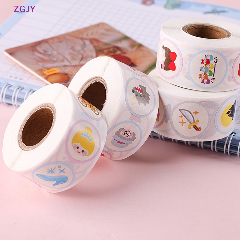 Set 500 Miếng Dán Khen Thưởng Hình Động Vật Dễ Thương Cho Bé Mới