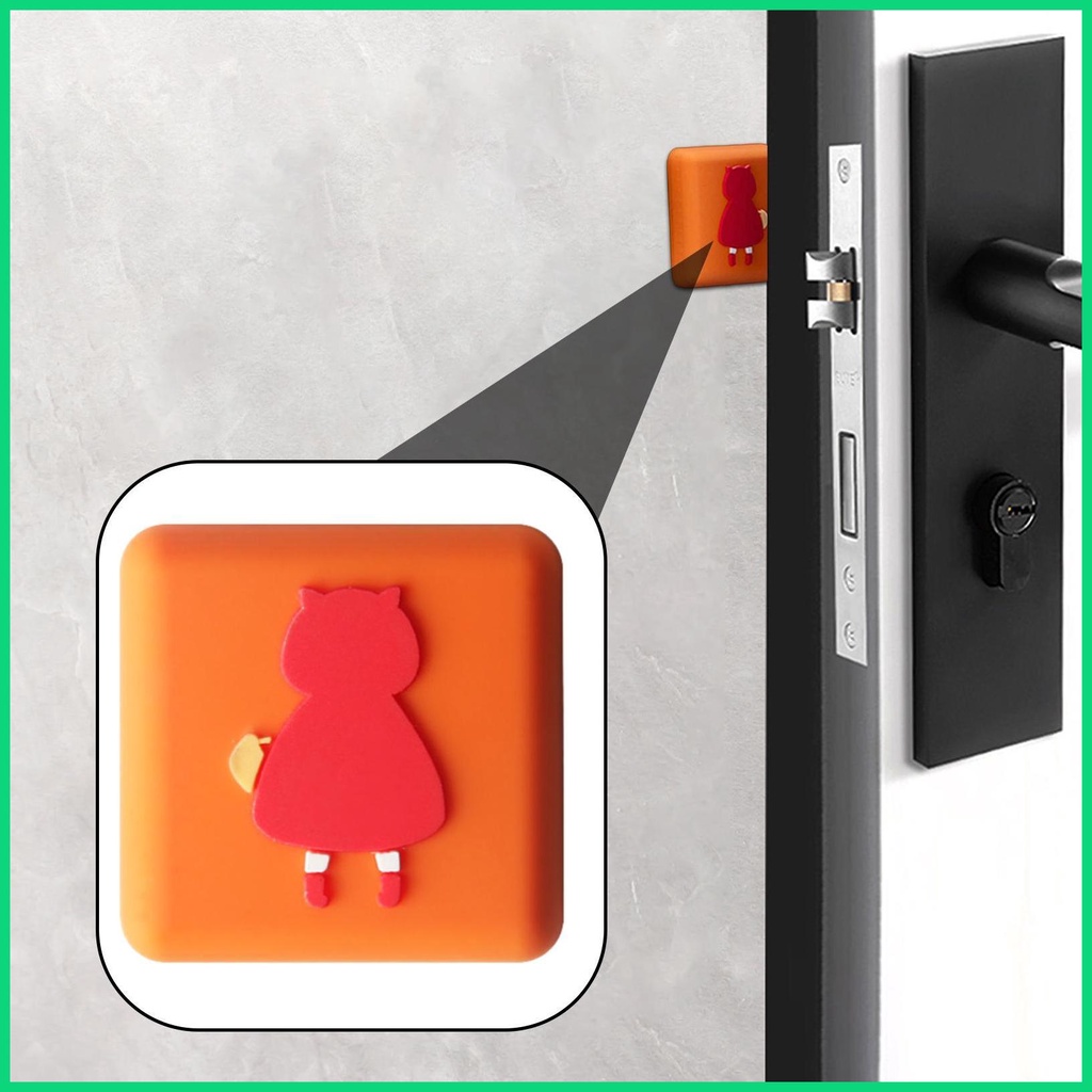 Ultra Miếng Chặn Bảo Vệ Cửa Bằng Silicon Hình Tròn Siêu Mềm Có Thể Tái Sử Dụng Cho jiwvn