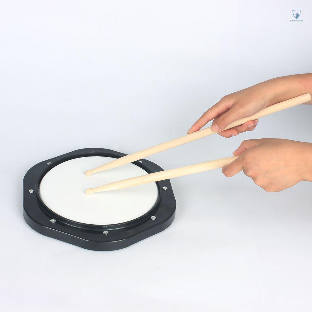 Đệm Tập Trống 10-Inch Kèm Gậy Đánh Chuyên Dụng Chất Lượng Cao