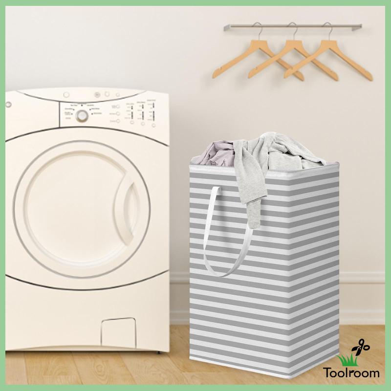 Hộp Đựng Đồ Giặt / Đồ Chơi Có Tay Cầm Dễ Dàng Mang Theo Cho Phòng Ngủ