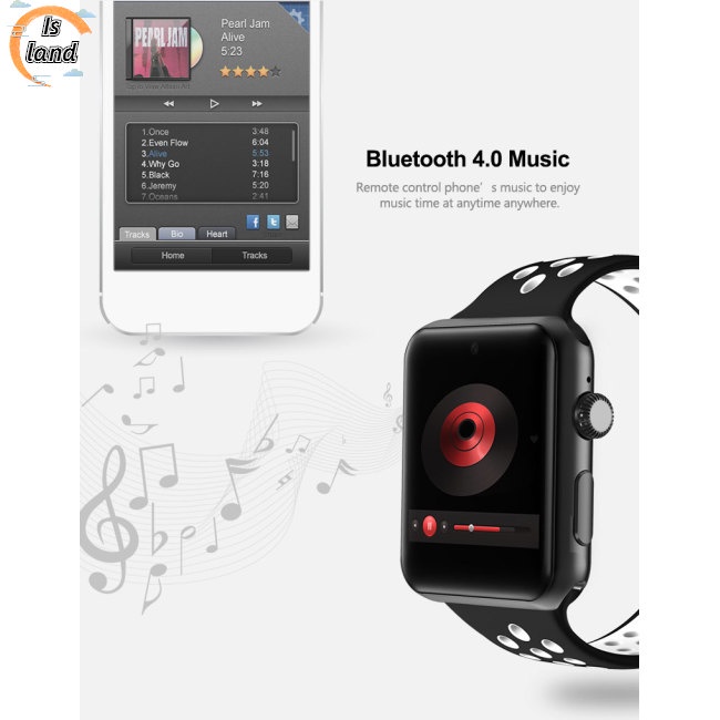 Đồng Hồ Thông Minh Chống Thấm Nước IP32 Hỗ Trợ Theo Dõi Giấc Ngủ Cho Android IOS