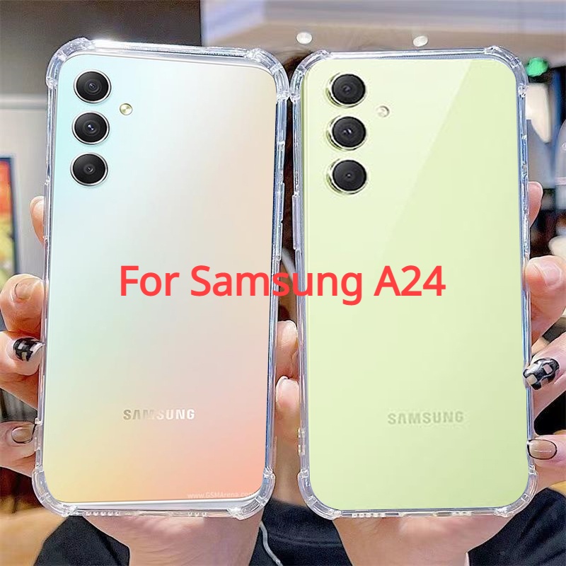 Ốp Điện Thoại TPU Trong Suốt Có Túi Khí Chống Sốc / Rơi Cho Samsung Galaxy A24 A04E A14 LTE A34 A54 A 24 4G 5G 2023