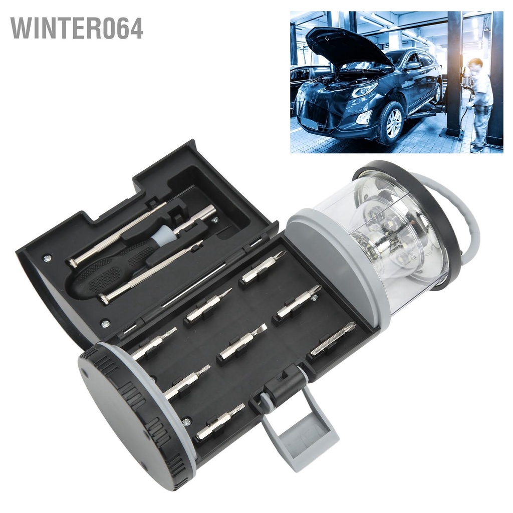 Winter064 Đèn Lồng Cắm Trại LED Nhẹ Chống Thấm Nước Bộ Dụng Cụ Đa Năng Đơn Giản Có Tay Cầm Cho Ngoài Trời