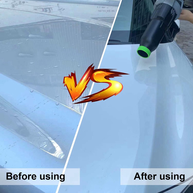 Vòi sấy ô tô thay thế 8Inch cho máy thổi lá EGO 530575 580 615 650 765, Giúp làm sạch xe khô nhanh hơn