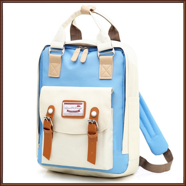 Ba Lô Đeo Vai Có Khóa Kéo Chống Thấm Nước Thời Trang Cho Nam Và Nữ