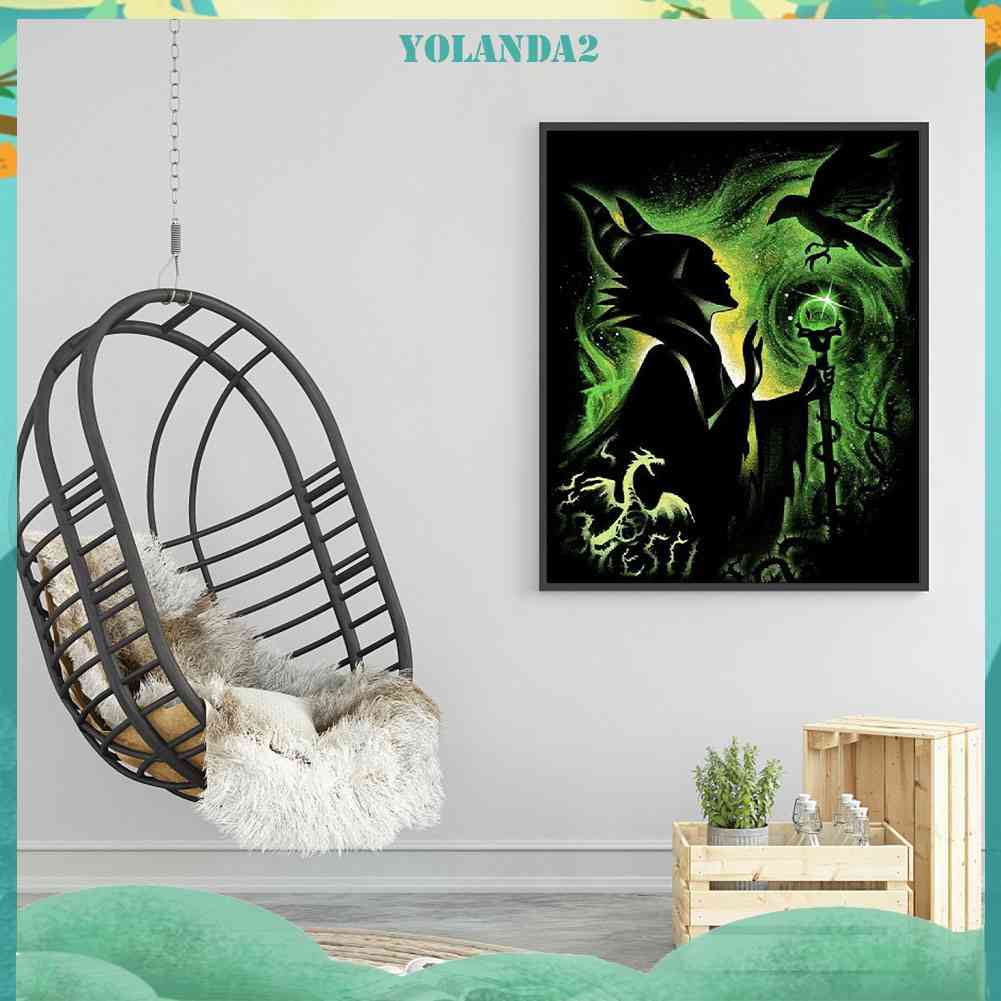 Bộ Tranh Đính Đá 5D Họa Tiết Hoạt Hình Độc Đáo DIY Dùng Trang Trí Nhà Cửa