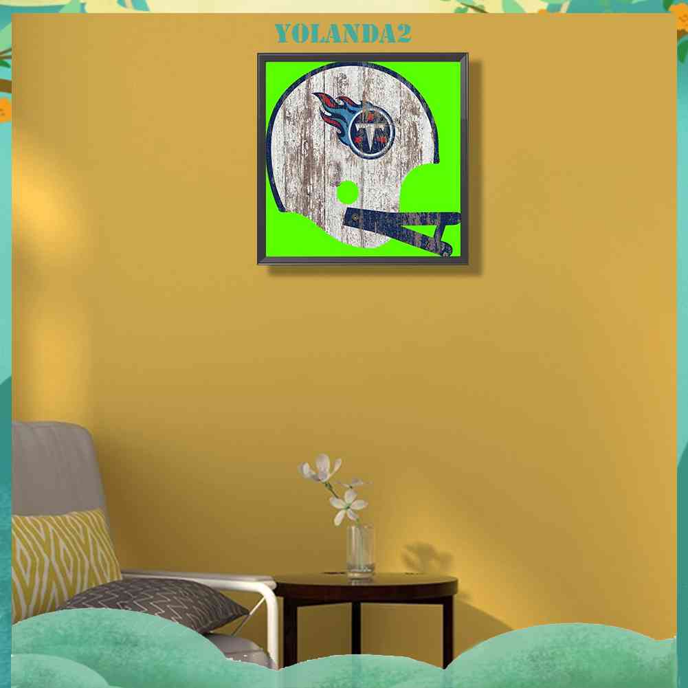 Tranh Đính Đá Kim Cương Toàn Bộ 5D DIY Hình Tennessee Titans