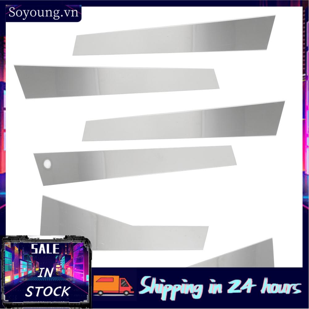 Soyoung Car B Pillar Panel Molding  Car Center Pillar Trim Lasting Durability Solid Scratch Resistant  for Car