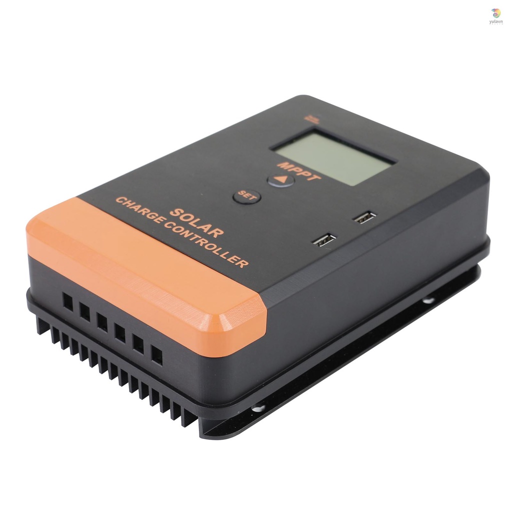 Bộ Điều Khiển Năng Lượng Mặt Trời Tự Động 12Volt / 24V Có Màn Hình LCD Với Đèn Nền Đa Chế Độ Điều Khiển Tải Trọng