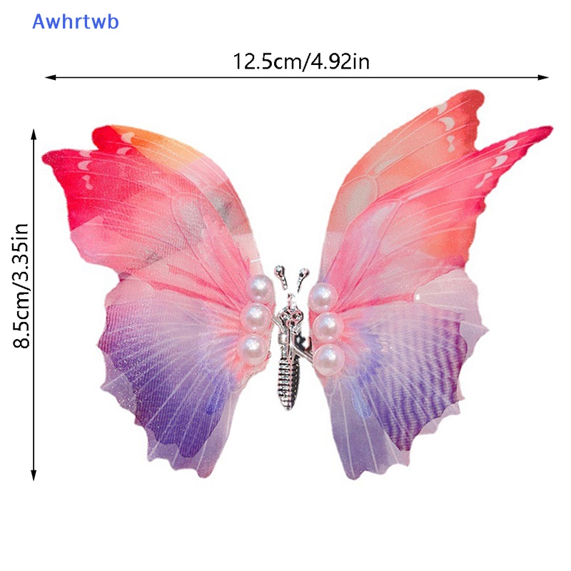 Kẹp Tóc Hình Bướm Phong Cách Cổ Điển Cho Bé Gái Mới