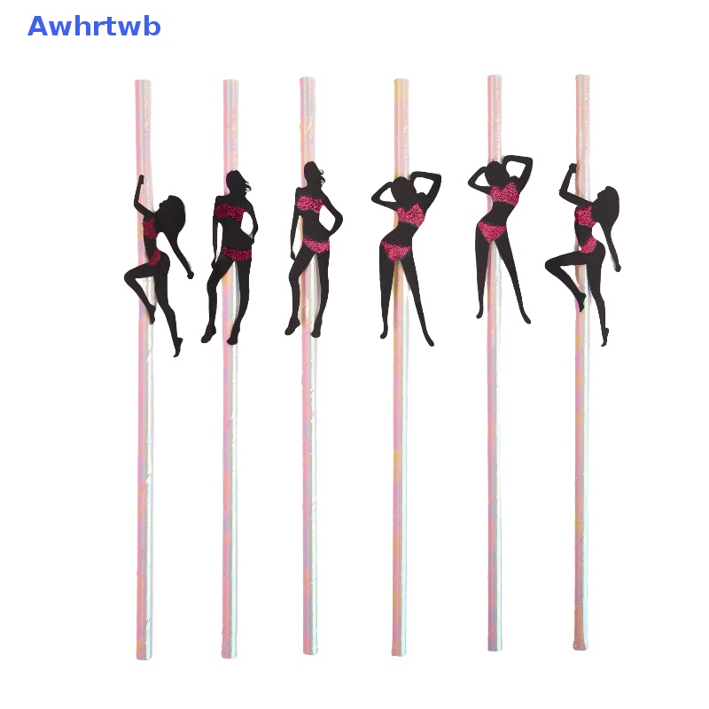 Set 6 Ống Hút Chuyên Dụng Cho Vũ Công Múa Bachelor Mới