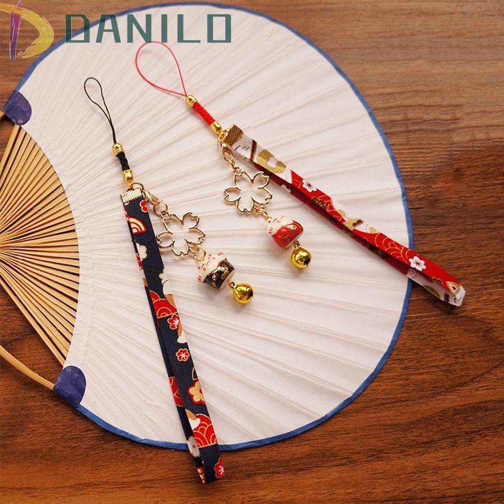 Danilo Móc Chìa Khóa Xe Hơi Bằng Gốm Sứ Họa Tiết Hoa Anh Đào Hoạt Hình Độc Đáo Sáng Tạo