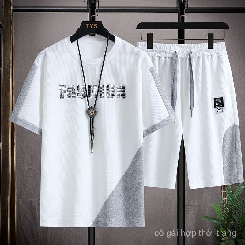 Set Đồ Thể Thao 7t0s Áo Tay Ngắn + Quần Short Phong Cách Mới Thời Trang Mùa Hè Trẻ Trung