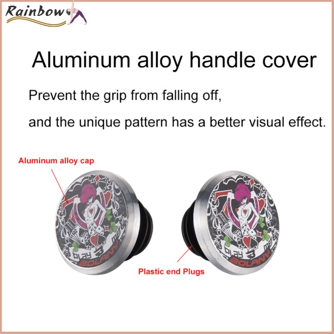 Vỏ Bọc Tay Lái Xe Đạp Bằng Hợp Kim Nhôm Chống Sốc &amp; Trượt Thoải Mái