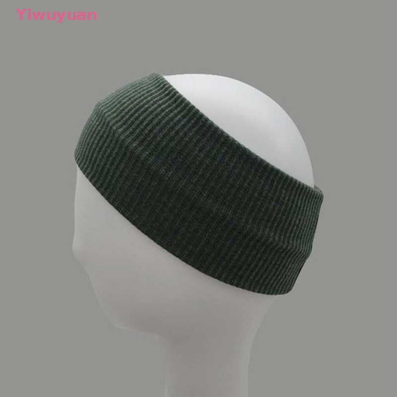 < Yiwuyuan > Băng Đô Dệt Kim Bản Rộng Màu Trơn Đơn Giản Thông Dụng Rửa Mặt Tập Thể Thao Yoga Giải Trí Mới Cho Nữ