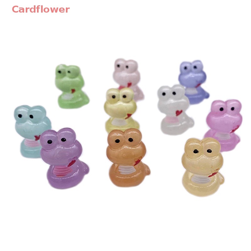 Bộ 2 Đồ trang trí Rắn Hoạt Hình Trung Quốc Phát Sáng Dùng Trang Trí Tiểu Cảnh / Nhà Búp Bê