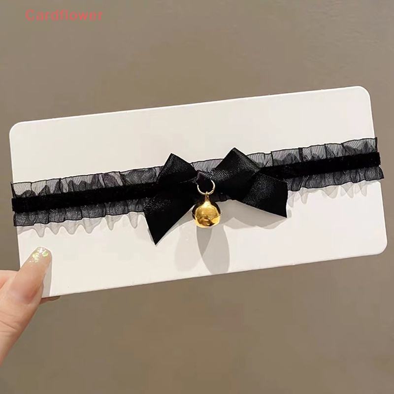 Băng Đô Tai Mèo Phối Ren Đính Nơ Gợi Cảm Cho Nữ Hóa Trang