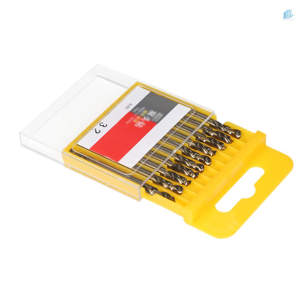 Bộ 10 Mũi Khoan Hai Đầu HSS-Co M35 Kích Thước 1 / 8 &quot;s2mwvn