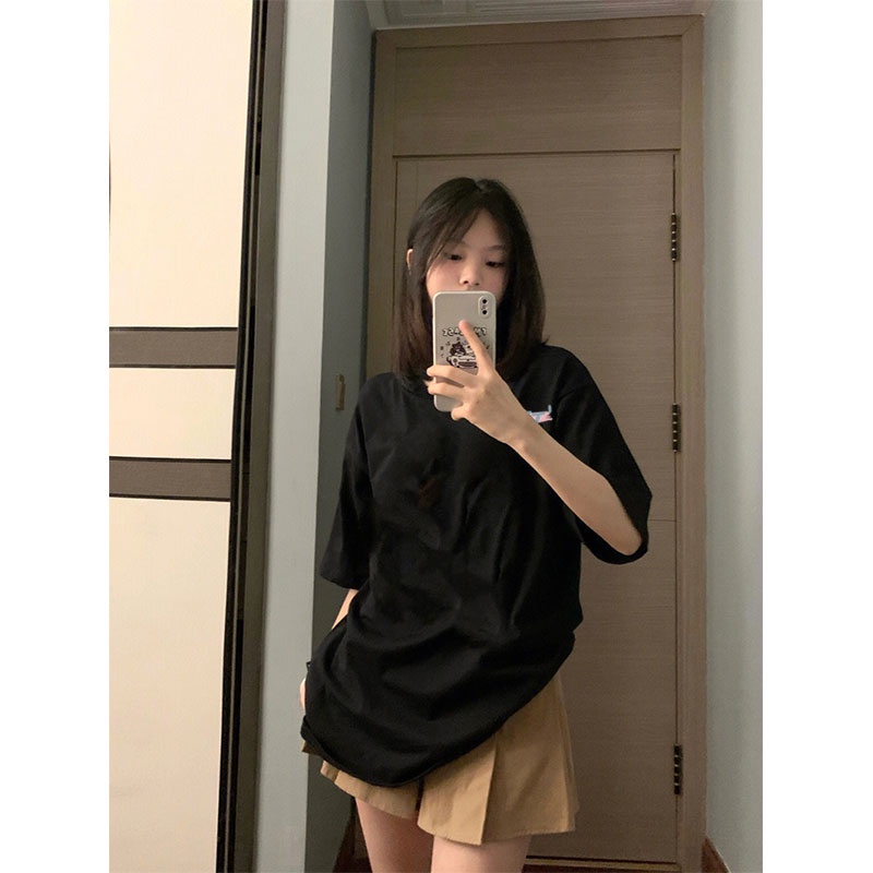 Áo Thun Unisex 100% Cotton Nguyên Chất Ngắn Tay Phong Cách Hàn Quốc Mới NRVP 2023