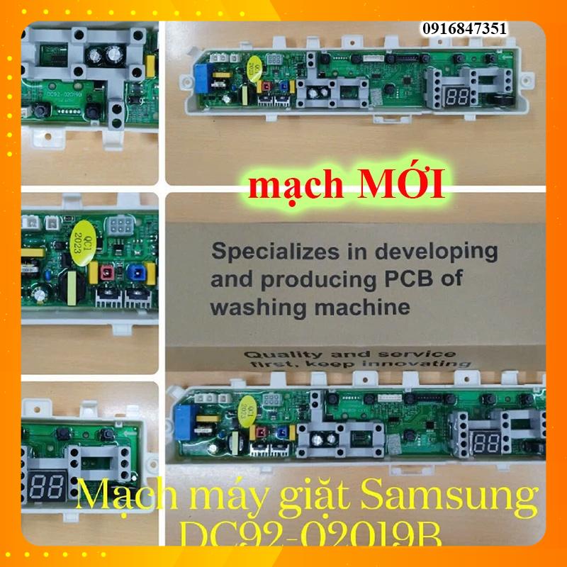 Mạch máy giặt SAMSUNG cửa đứng 7 nút DC92 02019B Vỉ bo Broad điều khiển MG sámung SS PCB Mới