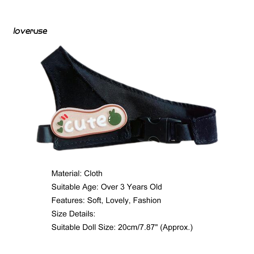 Áo Khoác Họa Tiết Hoạt Hình Đáng Yêu Cho Búp Bê 20cm