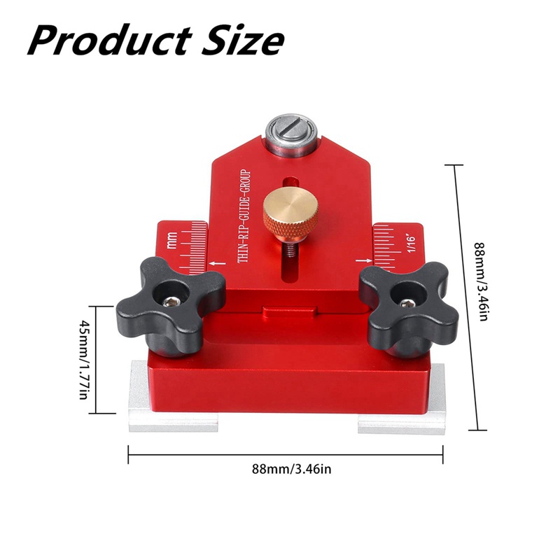 Dụng Cụ Hướng Dẫn Cắt Mỏng Để Bàn Có Thể Điều Chỉnh Vị Trí Chữ T