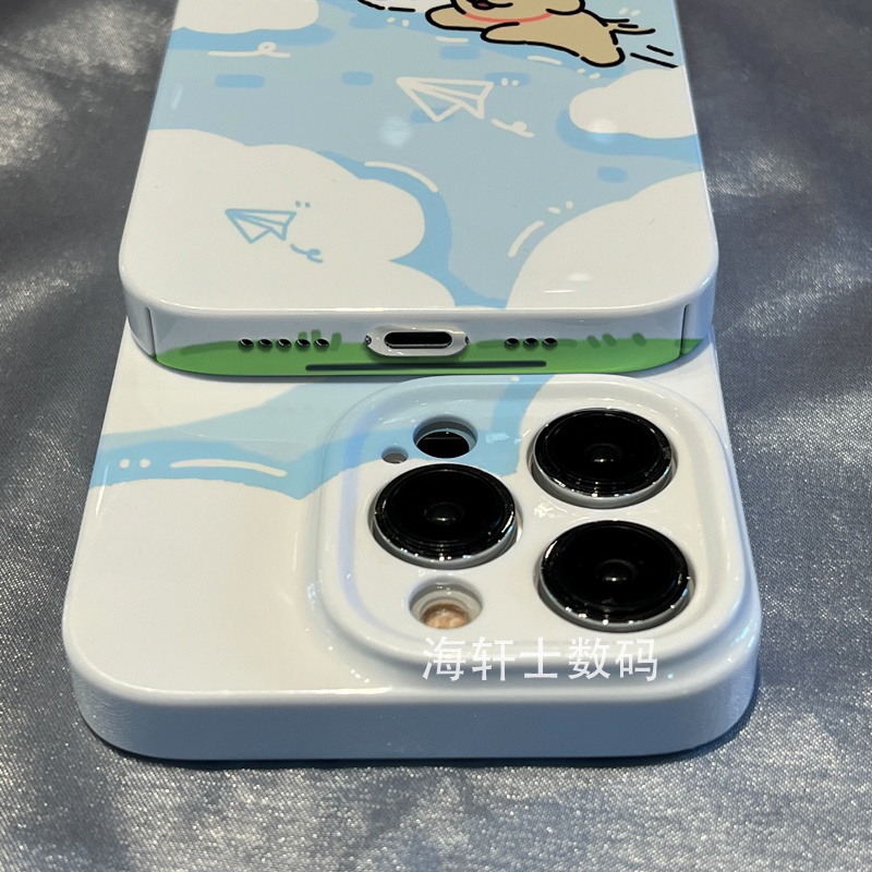 Ốp Điện Thoại Cứng / Film Dán Chống Sốc Hình Cún Hoạt Họa Cho Apple Iphone 12max14pro 138P 11 7