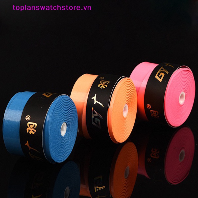 Set 10 Băng Quấn Tay Cầm Vợt Tennis Chất Liệu PU Chống Trượt Thấm Hút Mồ Hôi