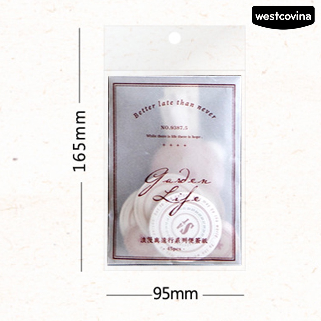 [COD]♪Set 45 Miếng Dán Khung Ảnh Tự Dính Họa Tiết Retro