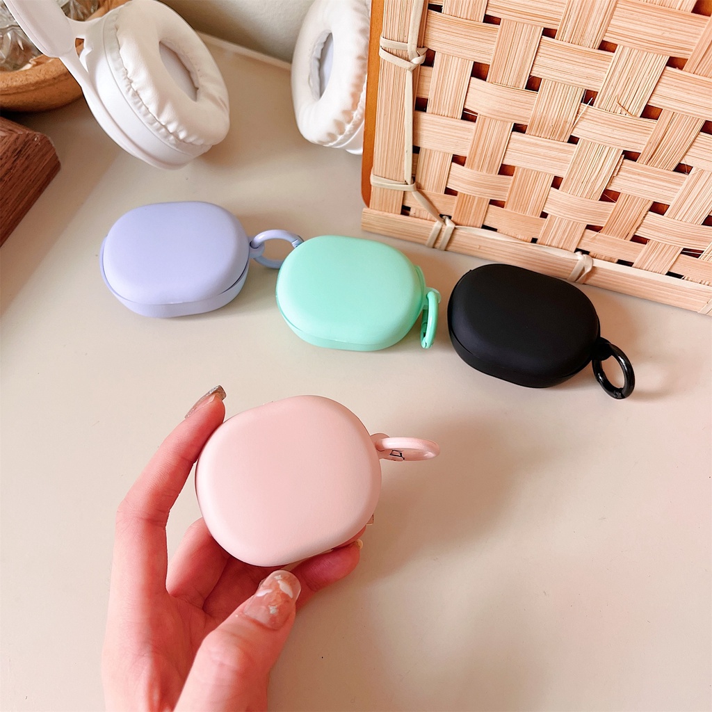 Vỏ Bảo Vệ Hộp Sạc Tai Nghe Bluetooth Không Dây Redmi buds4 lite TWS Bằng Silicon Mềm Màu Trơn