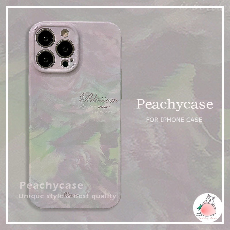 Ốp Điện Thoại PC Cứng Chống Sốc In Hình Hoa Cho iPhone 14 13 12 Pro Max 14Plus Xr X Xs Xsmax 7 8 Plus