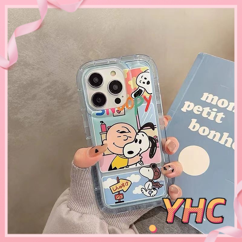 Ốp Lưng iPhone Snoopy minh họa túi khí, vỏ điện thoại, vỏ mềm chống chấn động Cho Iphone 6 / 6S / 6splus / se / 7 / 7plus / 8 / 8plus / X / xs / xsmax / 11 / 12 / 13 / 14 / Plus / pro / pro max-726